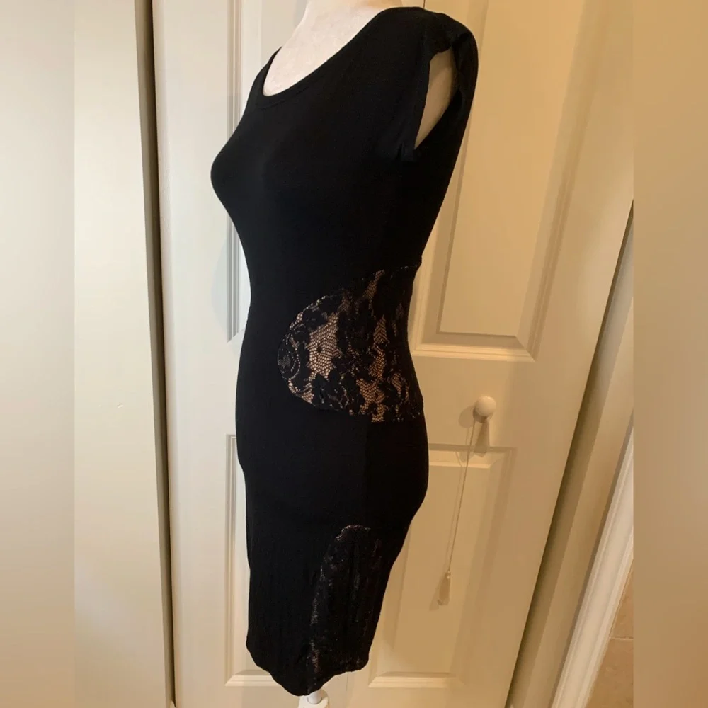 Betsy Johnson Lace Overlay Bodycon Dress - Picture 4 of 6